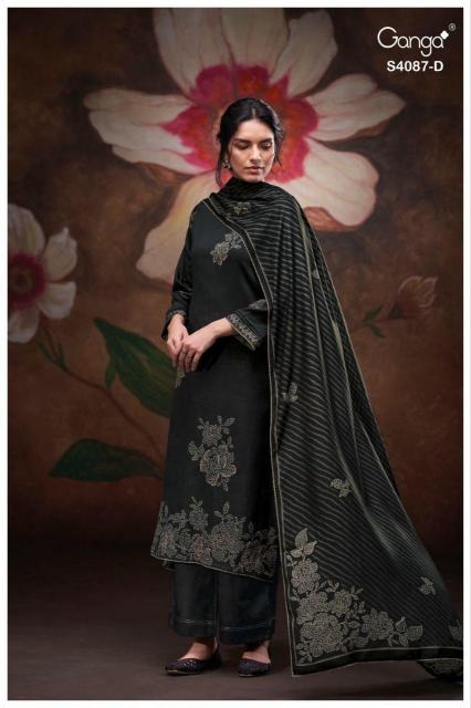 Ganga Jaashvi 4087 catalog salwar kameez wholesale india