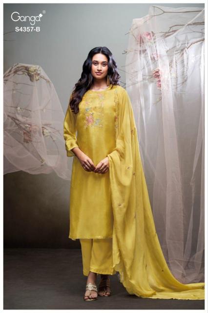Ganga Jezmee 4357 catalog www salwar kameez wholesale com