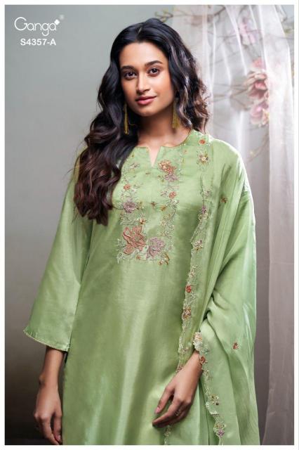 Ganga Jezmee 4357 catalog www salwar kameez wholesale com