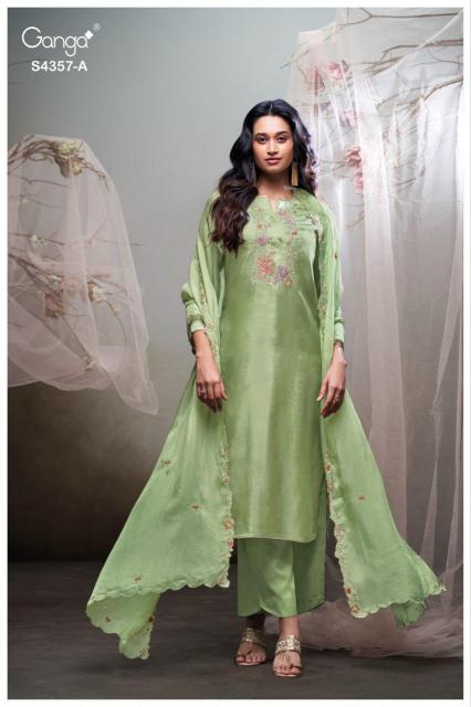 Ganga Jezmee 4357 catalog www salwar kameez wholesale com