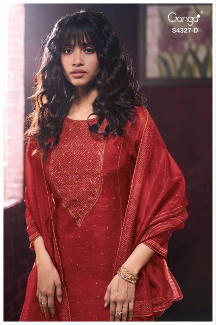Ganga Leshya 4327 catalog salwar kameez pakistani wholesale