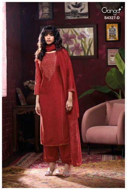 Ganga Leshya 4327 catalog salwar kameez pakistani wholesale