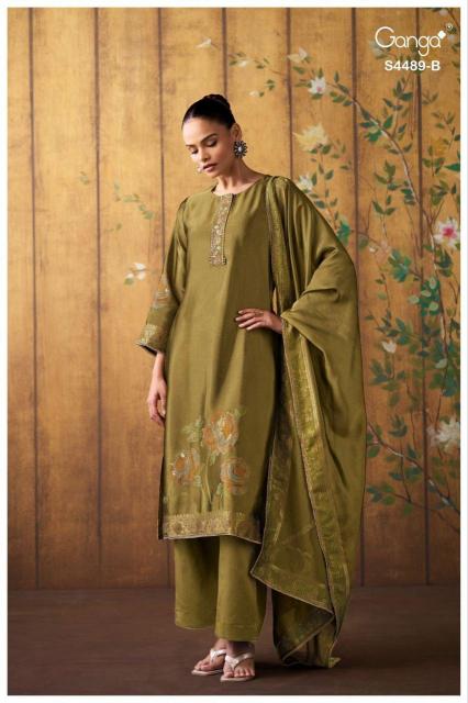 Ganga Mahiya 4489 catalog salwar kameez at wholesale price