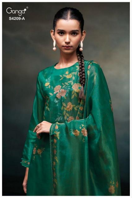 Ganga Marisa 4209 catalog wholesale indian salwar kameez