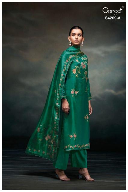 Ganga Marisa 4209 catalog wholesale indian salwar kameez