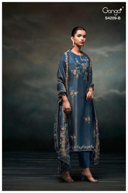 Ganga Marisa 4209 catalog wholesale indian salwar kameez