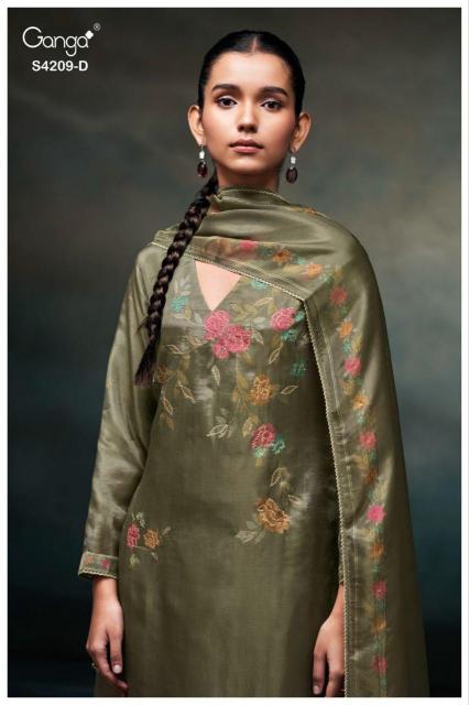 Ganga Marisa 4209 catalog wholesale indian salwar kameez