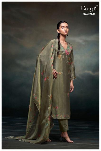 Ganga Marisa 4209 catalog wholesale indian salwar kameez