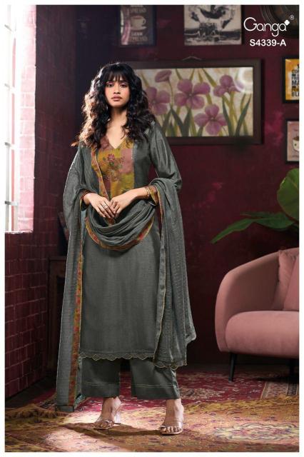 Ganga Maven 4339 catalog wholesale salwar kameez surat