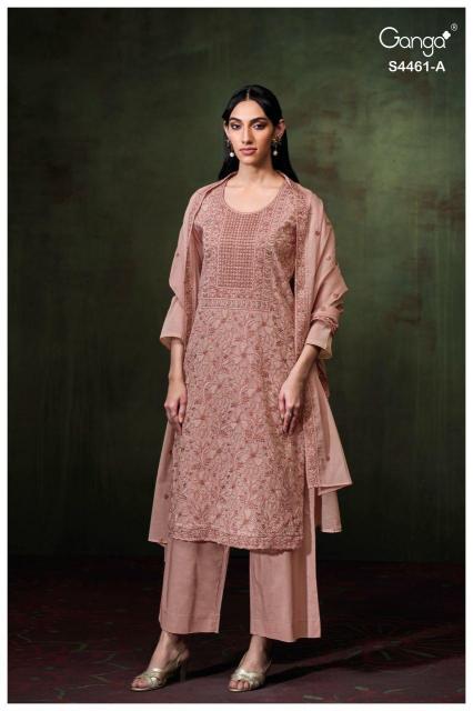 Ganga Nelora 4461 catalog wholesale salwar kameez catalogs