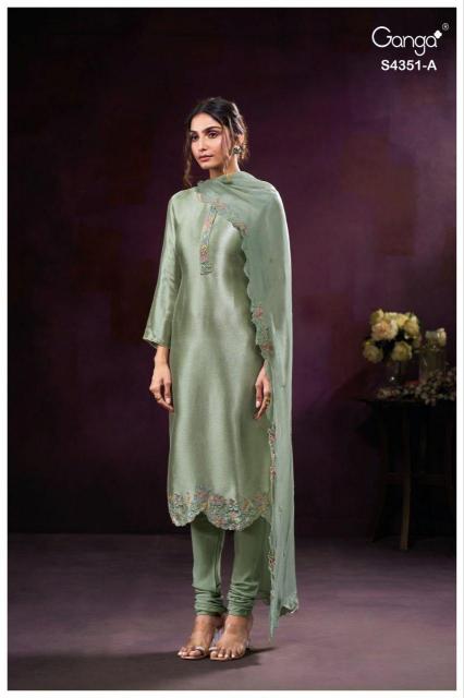 Ganga Nolvia 4351 catalog salwar kameez wholesale in chennai