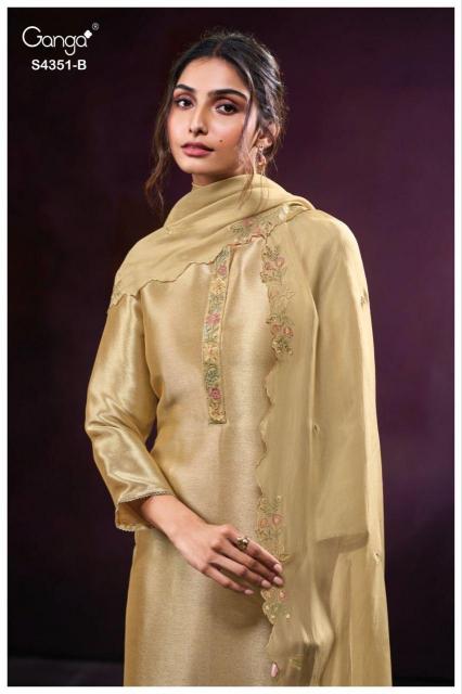 Ganga Nolvia 4351 catalog salwar kameez wholesale in chennai