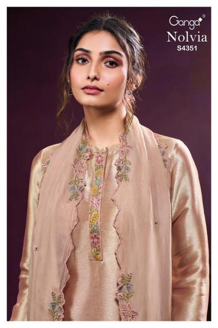 Ganga Nolvia 4351 catalog salwar kameez wholesale in chennai