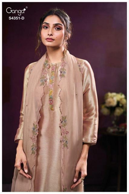 Ganga Nolvia 4351 catalog salwar kameez wholesale in chennai