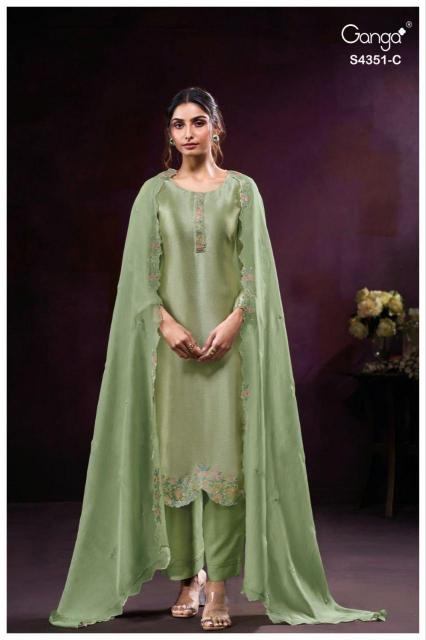 Ganga Nolvia 4351 catalog salwar kameez wholesale in chennai