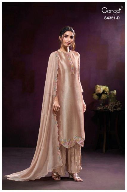 Ganga Nolvia 4351 catalog salwar kameez wholesale in chennai
