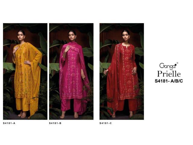Ganga Prielle 4181 catalog wholesale designer salwar kameez