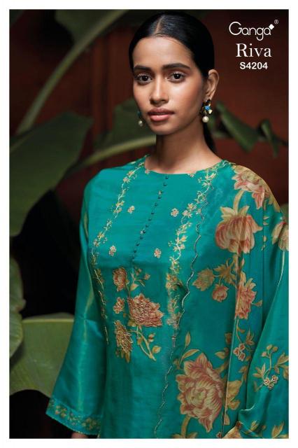 Ganga Riva 4204 catalog salwar kameez wholesalers