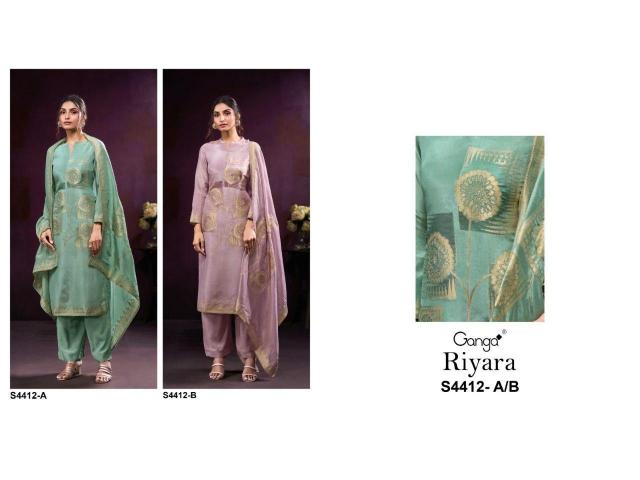 Ganga Riyara 4412 catalog salwar kameez wholesale dealers in bangalore
