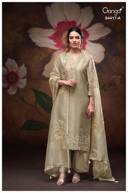Ganga Shresta 4417 catalog buy wholesale salwar kameez