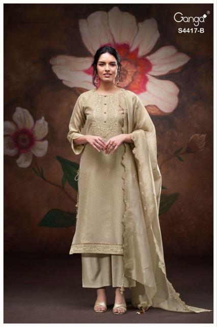 Ganga Shresta 4417 catalog buy wholesale salwar kameez