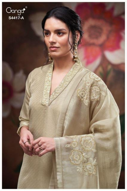Ganga Shresta 4417 catalog buy wholesale salwar kameez