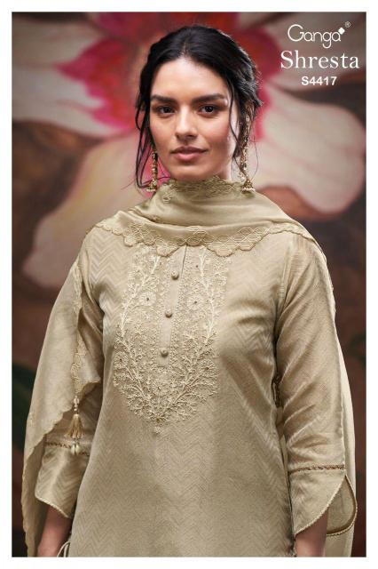 Ganga Shresta 4417 catalog buy wholesale salwar kameez