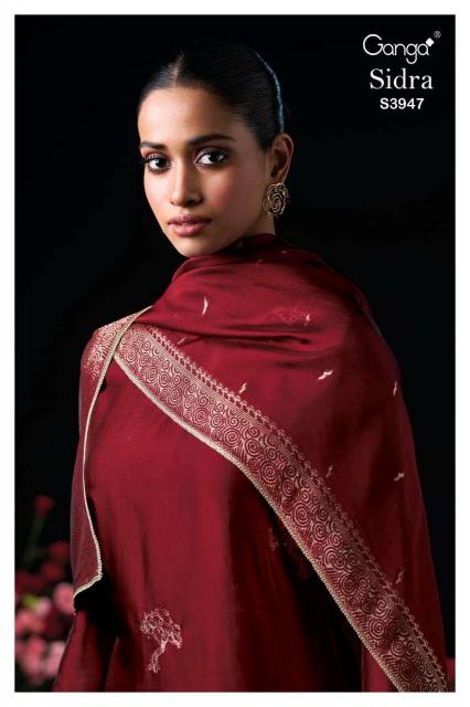 Ganga Sidra 3947 catalog viscose salwar kameez