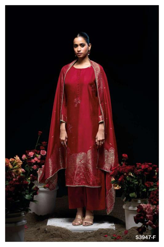 Ganga Sidra 3947 catalog viscose salwar kameez