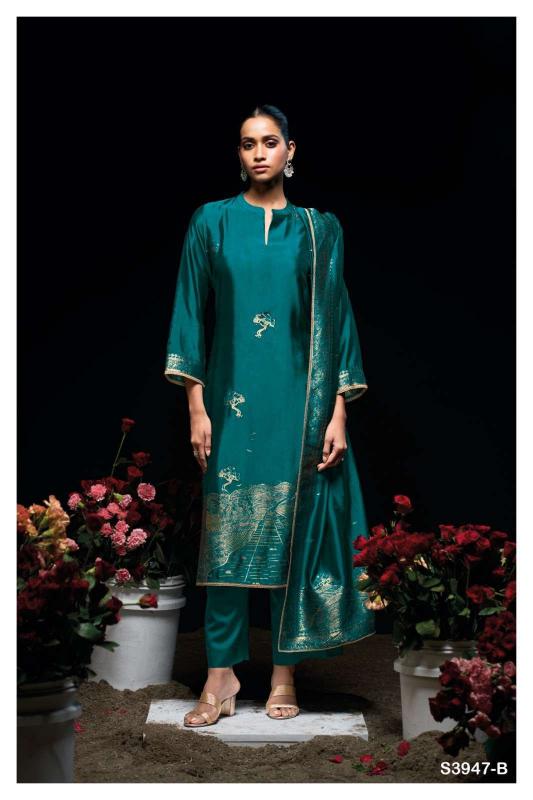 Ganga Sidra 3947 catalog viscose salwar kameez