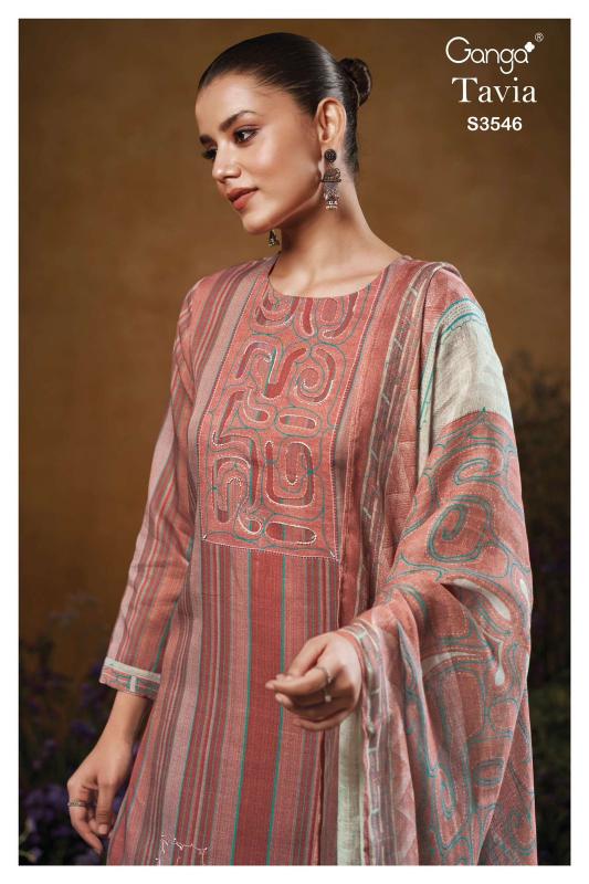 Ganga Tavia 3546 catalog wholesale salwar kameez