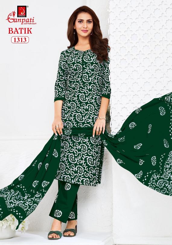 Ganpati Batik Vol-13 – Kurti Pant With Dupatta - Wholesale Catalog