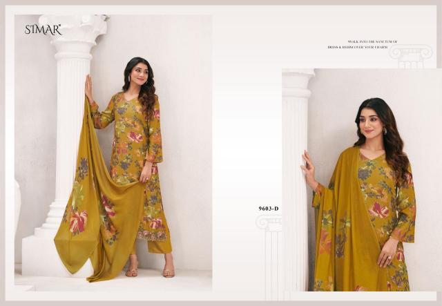 Glossy Simar Everbloom vol 3 catalog wholesale market of salwar kameez in kolkata