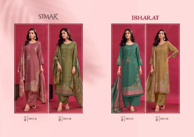 Glossy Simar Isharat catalog wholesale market of salwar kameez in surat