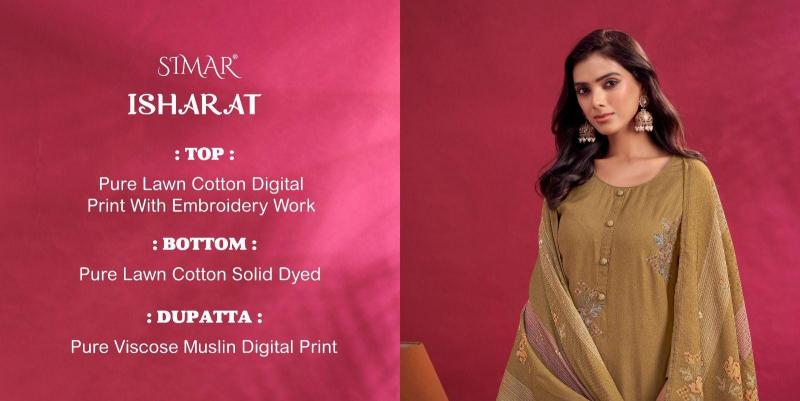 Glossy Simar Isharat catalog wholesale market of salwar kameez in surat