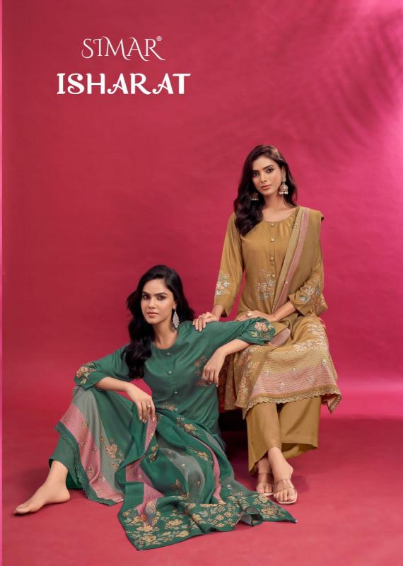 Glossy Simar Isharat catalog wholesale market of salwar kameez in surat