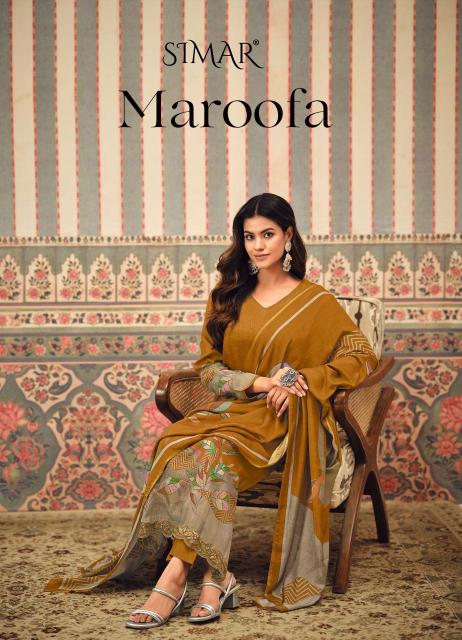 Glossy Simar Maroofa catalog salwar kameez india wholesale