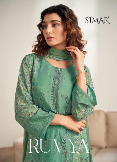 Glossy Simar Ruvya catalog wholesale catalogue salwar kameez