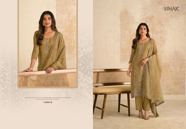 Glossy Simar Siraa catalog wholesale market of salwar kameez in surat