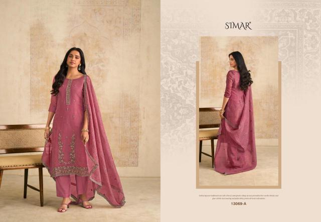 Glossy Simar Siraa catalog wholesale market of salwar kameez in surat