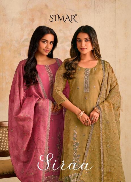 Glossy Simar Siraa catalog wholesale market of salwar kameez in surat