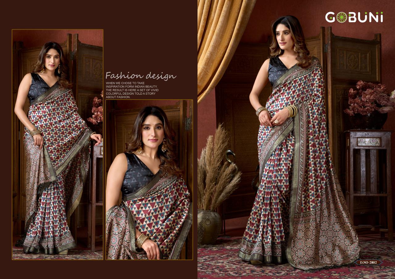 Gobuni Samaira catalog wholesale saree dealers in surat