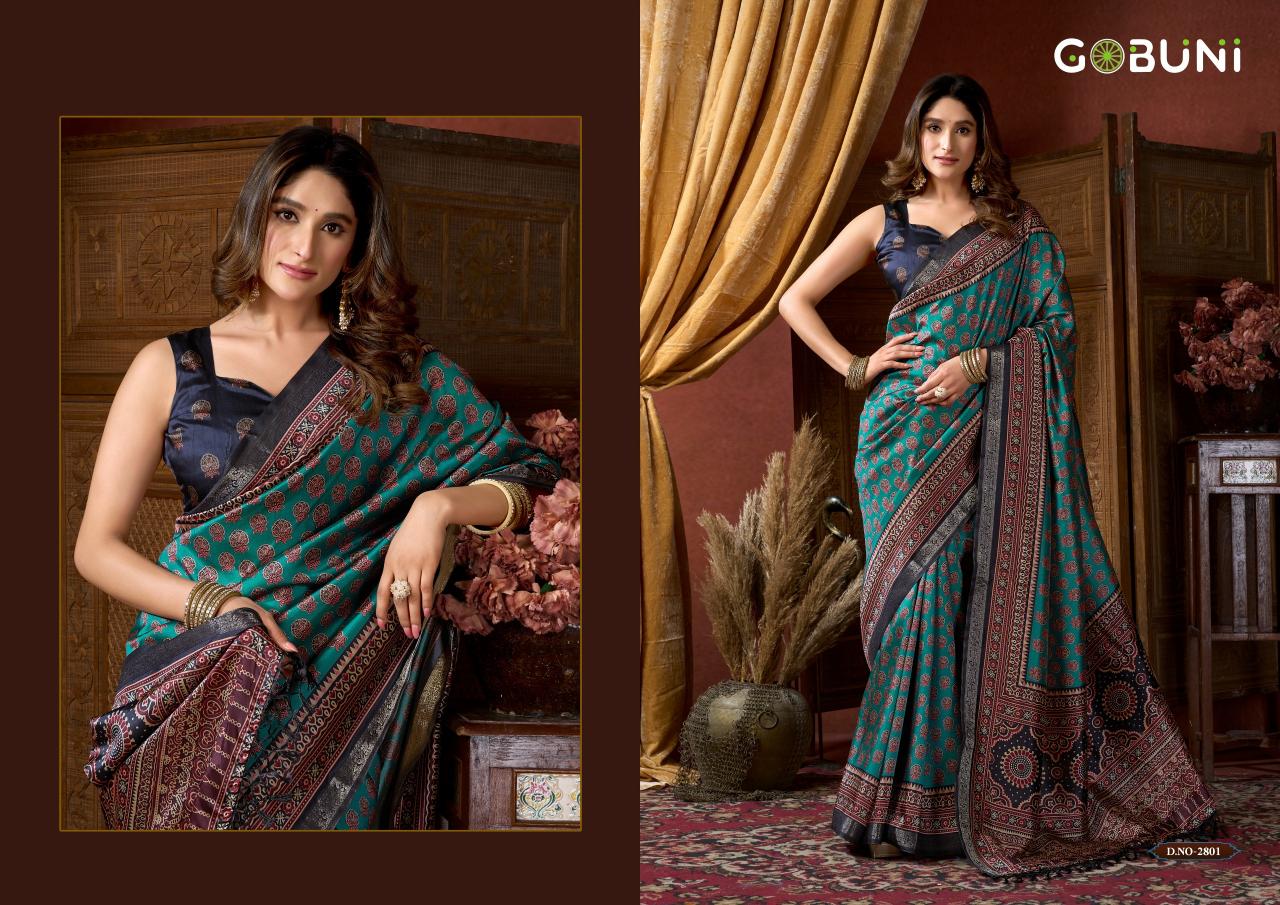Gobuni Samaira catalog wholesale saree dealers in surat