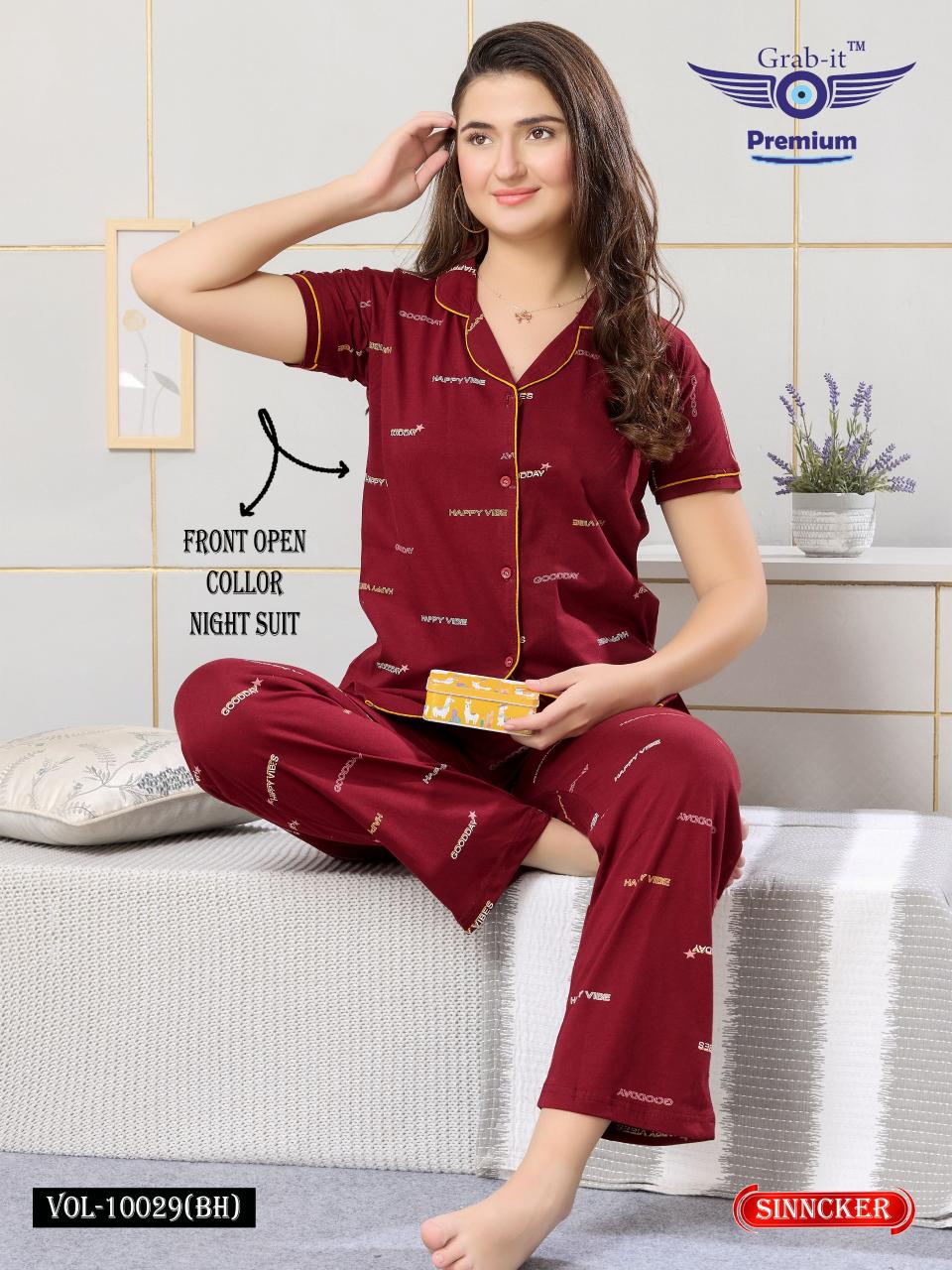 Grab it 10029 catalog night dress surat wholesaler