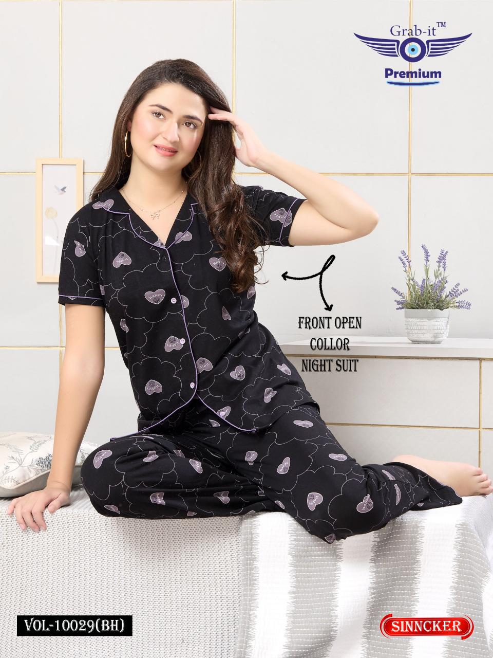 Grab it 10029 catalog night dress surat wholesaler