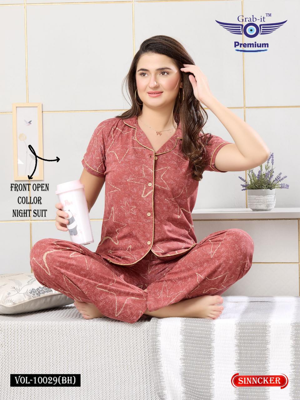 Grab it 10029 catalog night dress surat wholesaler