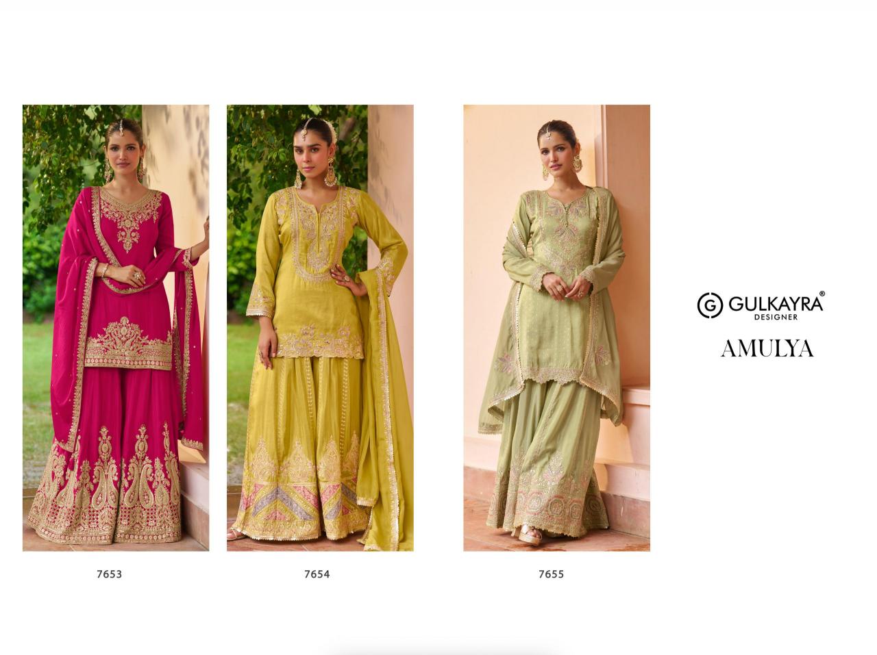 Gulkayra Amulya catalog Embroidery salwar kameez