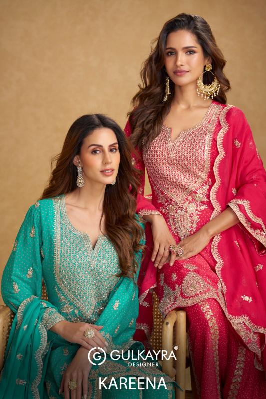 Gulkayra Kareena catalog chinon salawar kameez wholesale