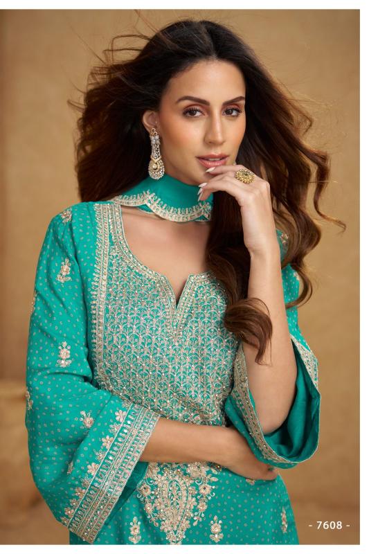 Gulkayra Kareena catalog chinon salawar kameez wholesale
