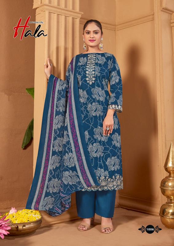 Hala Turkis vol 1 catalog wholesale dress material vapi 